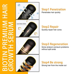 Ginger Hair Serum Moisturizing And Repairing Thicken Biotin Essential Oils Anti-drying Baldness Cleansing Treatment Hair Care