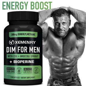 DIM 300mg - Promote Metabolism, Balance Hormones, Increase Muscle Mass, Improve Athletic Performance - 120 Capsules