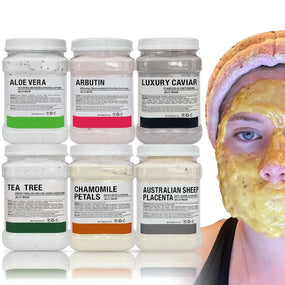 6PCS Jelly Mask Powder Wholesale 650G Professional  Masks Beauty Salon Use Facial Skin Care Products