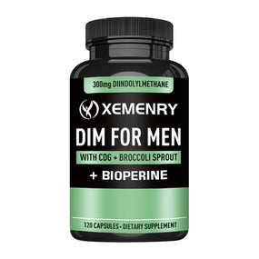 DIM 300mg - Promote Metabolism, Balance Hormones, Increase Muscle Mass, Improve Athletic Performance - 120 Capsules