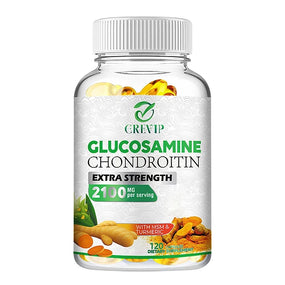 Glucosamine Chondroitin - MSM, Quercetin, Supporting Comfort, Strength, Flexibility and Bones - 120 Capsules