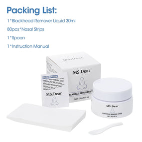 80pcs paper Blackhead Remover Nose Mask Pore Strip Black Mask Peeling Anti Acne Treatment Nasal Patch Deep Cleansing Skin Care
