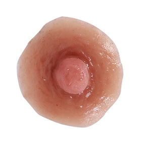ROANYER Silicone Fake Nipple Cover For Crossdressing False Nipples Sticker Attachable Reusable Breast Chest Paste Shemale